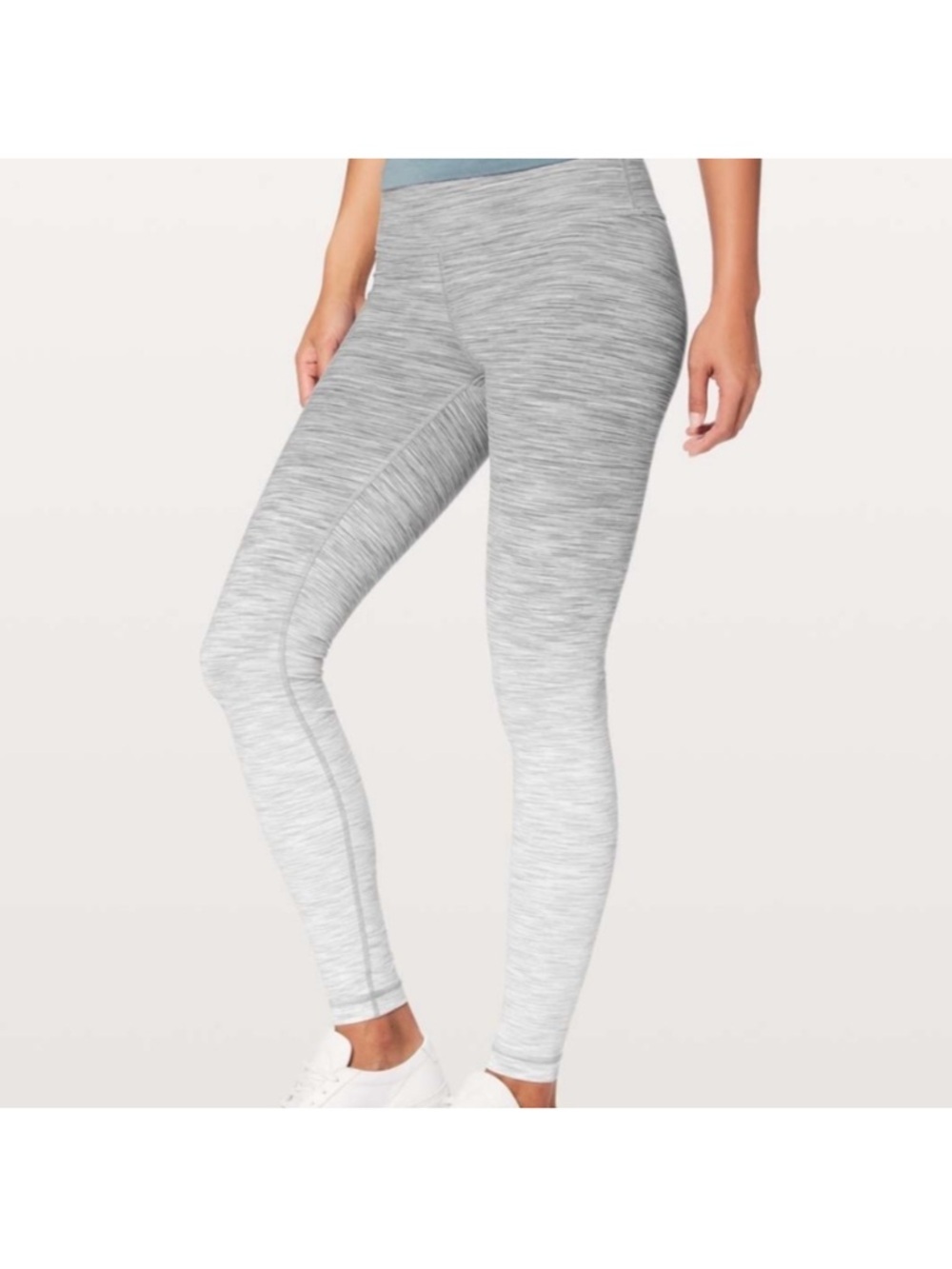 lululemon athletica Light Grey Space-Dye High-Rise Leggings